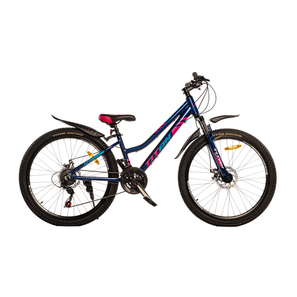 Купити Велосипед Titan BEST MATE 26"13" Темний Синій-Рожевий з доставкою по Україні
