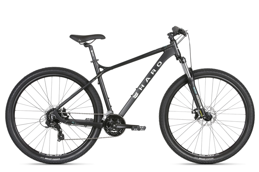 Купити Велосипед гірський 29" Haro Flightline Two 22" DLX 2023 Matte Black чорний мат з доставкою по Україні
