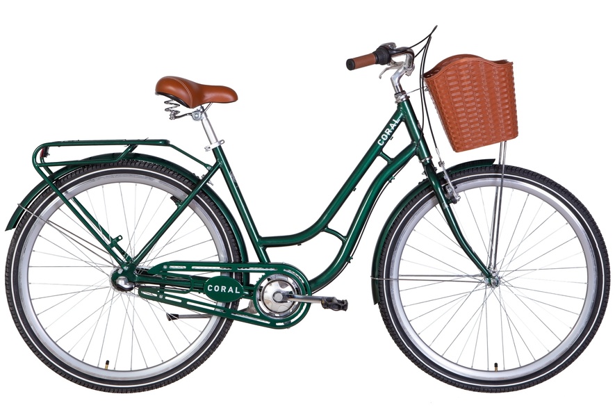 Купить Велосипед 28" Dorozhnik CORAL PH 2022 SHIMANO NEXUS темно-зеленый с доставкой по Украине