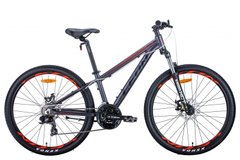 Купити Велосипед 26" Leon SUPER JUNIOR 2021 (антрацитовый с красным (м)) з доставкою по Україні