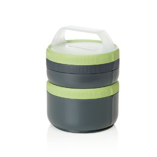 Набір контейнерів Humangear Stax Storage Container Set XL/EatSystem green/gray (зелений)