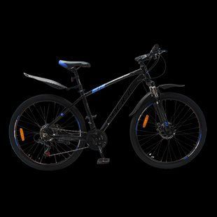 Купить Велосипед Crossbike Pacific 2025 27,5" 17" Чорний-Синій с доставкой по Украине