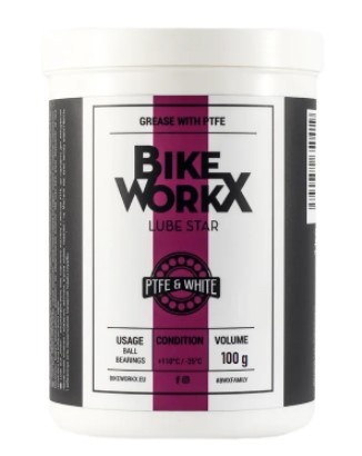 Купити Густе мастило BikeWorkX Lube Star White банку 1 кг. з доставкою по Україні