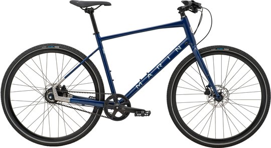Купити Велосипед 28" Marin Presidio 3 рама - XL 2024 Gloss Navy/Dark Silver/Silver Cyan з доставкою по Україні