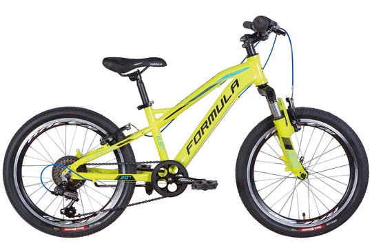 Купить Велосипед AL 20" Formula BLACKWOOD AM Vbr рама- 2022 желтый с доставкой по Украине