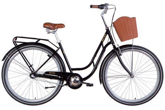 Купити Велосипед 28" Dorozhnik RETRO PH 2022 SHIMANO NEXUS чорний з доставкою по Україні