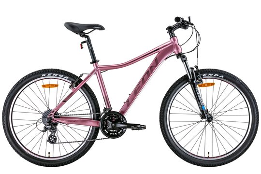 Купити Велосипед 26" Leon HT-LADY AM preload Vbr 2022 рожевий з чорним з доставкою по Україні