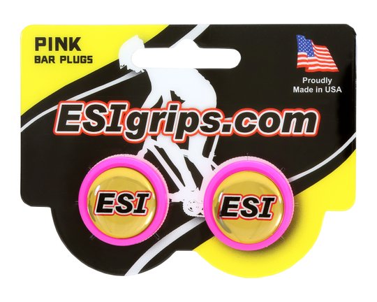Купити Заглушки керма ESI Bar Plug Pink, Рожеві з доставкою по Україні