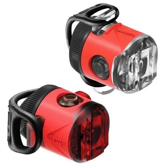 Комплект світла Lezyne FEMTO USB DRIVE PAIR червоний 15/5 люмен Y13