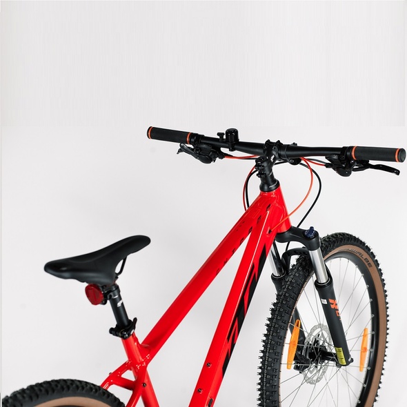 Купить Велосипед KTM CHICAGO 271 27.5" рама M/43, оранжевый (черный), 2022 с доставкой по Украине