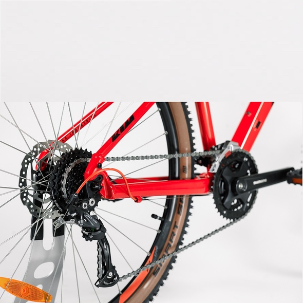 Купить Велосипед KTM CHICAGO 271 27.5" рама M/43, оранжевый (черный), 2022 с доставкой по Украине