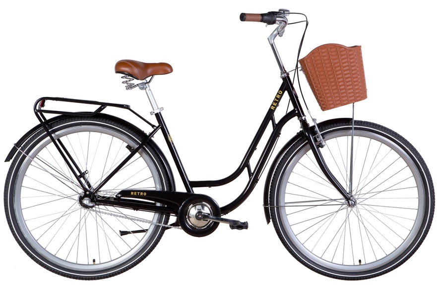 Купить Велосипед 28" Dorozhnik RETRO PH 2022 SHIMANO NEXUS черный с доставкой по Украине