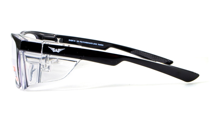 Спортивная оправа под диоптрии Global Vision RX-T Сrystal Black (rx-able) (clear) прозрачные