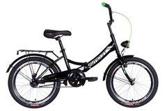 Купити Велосипед 20" Formula SMART с фонарём 2021 (черно-зеленый ) з доставкою по Україні