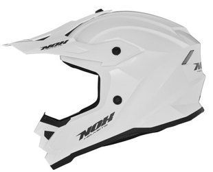 Мотошлем детский NOX KID N761 белый, L