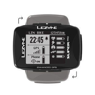 Купить GPS комп'ютер Lezyne SUPER PRO GPS HR / ProSC LOADED чорний Y14 с доставкой по Украине
