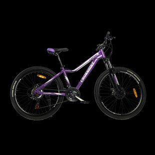 Купити Велосипед CrossBike Empire 26"Фіолетовий-Білий S (150-165 см) з доставкою по Україні