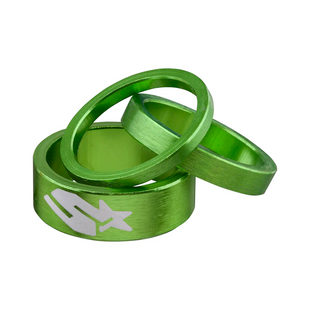Купить Набор спейсеров SPANK 3/6/12mm, Green с доставкой по Украине