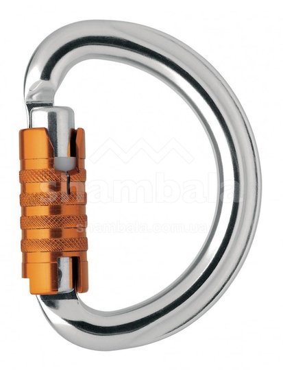 Карабин Petzl Omni Triact-Lock, Silver (M37 TL), Дюралюміній