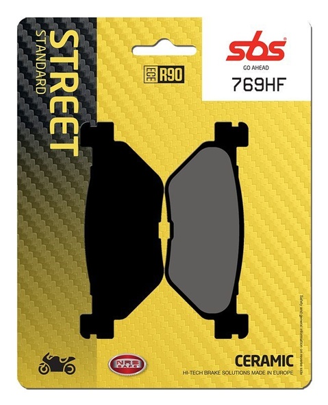 Колодки гальмівні SBS Standard Brake Pads, Ceramic (782HF)