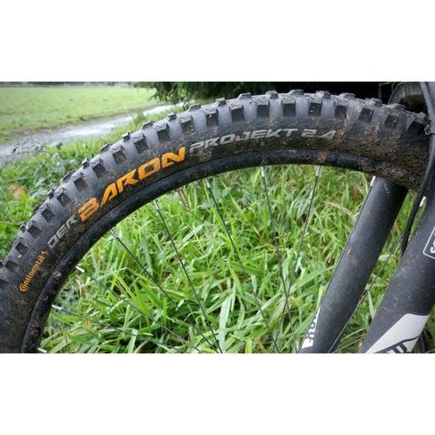 Купити Покришка безкамерна Continental Der Baron Projekt 27.5 " x2. 6, чорна, складна, ProTection Apex, Skin з доставкою по Україні