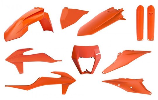 Пластик Polisport ENDURO kit - KTM (20-) (Orange), KTM