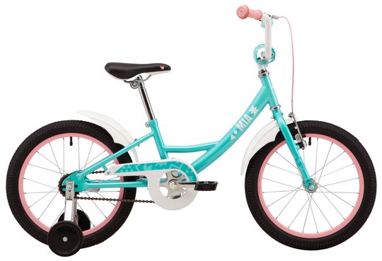 Купити Велосипед дитячий 18" Pride Mia 2022, зелений з доставкою по Україні