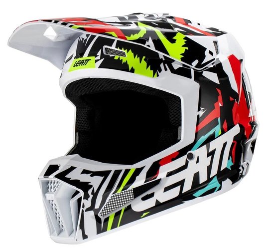 Шолом LEATT Helmet Moto 3.5 Jr (Zebra), YM