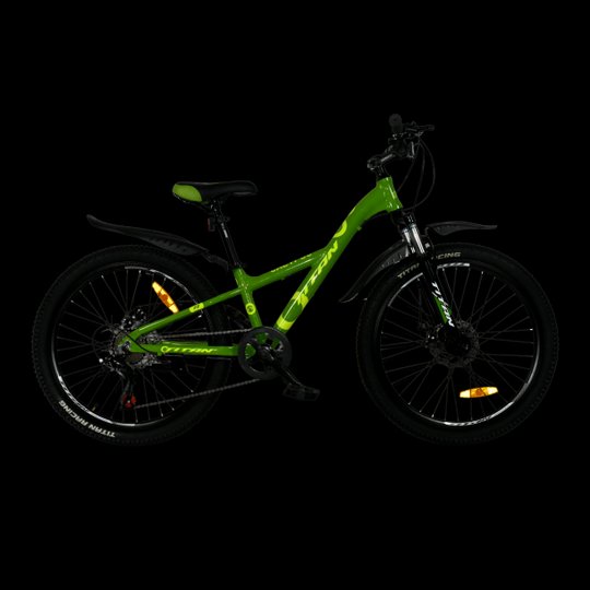 Купить Велосипед Titan CALYPSO 24" 11" Зелений-Жовтий с доставкой по Украине