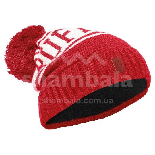 Шапка дитяча (8-12) Buff Junior Knitted and Polar Hat Shiko, Red (BU 113529.425.10.00), One Size, Шапка, Синтетичний