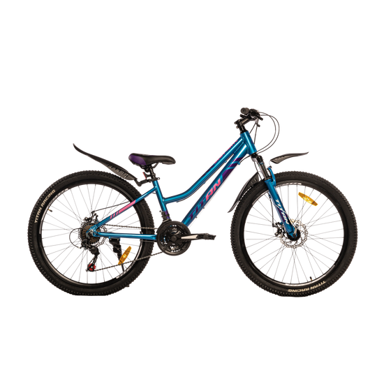 Купить Велосипед Titan BEST MATE 26" 13" Блакитний-Фіолетовий с доставкой по Украине