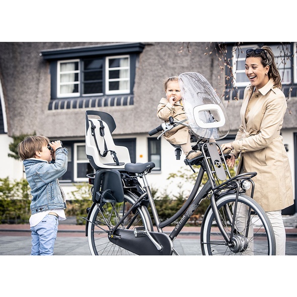 Купить Детское велокресло Bobike Maxi GO Carrier / Macaron grey с доставкой по Украине