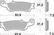 Гальмівні колодки Renthal RC-1 Works Brake Pads, Sintered (BP-106)