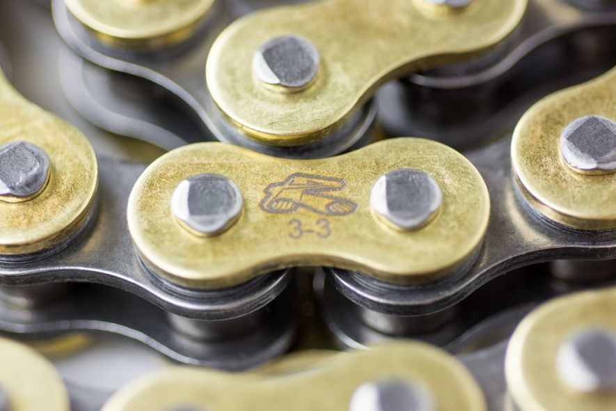 Ланцюг Renthal R3-3 Chain - 520 (Gold), 520-130L / Seal Ring