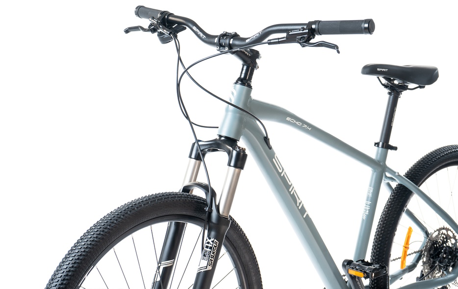 Купити Велосипед Spirit Echo 7.4 27,5", рама L, сірий, 2021 з доставкою по Україні