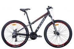 Купити Велосипед 26" Leon SUPER JUNIOR 2021 (черно-оранжевый с серым (м)) з доставкою по Україні