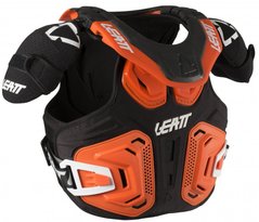 Детская защита тела и шеи LEATT Fusion vest 2.0 Jr (Orange), YXXL, Black,Orange, YXXL