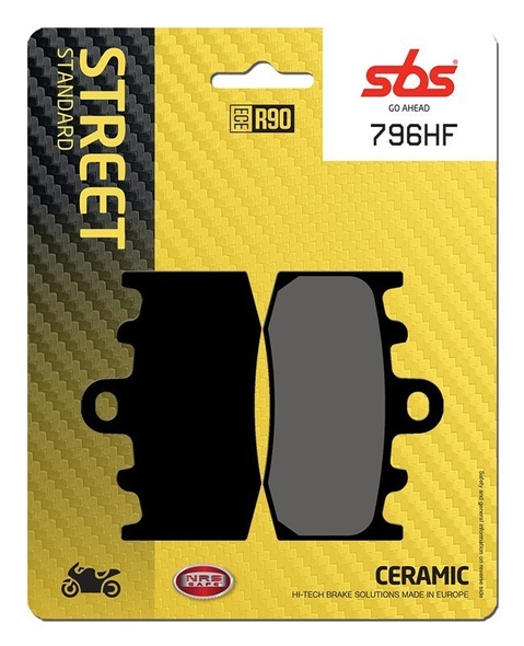Колодки гальмівні SBS Standard Brake Pads, Ceramic (877HF)