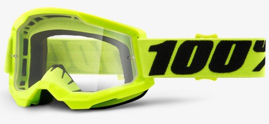 Дитячі очки 100% STRATA 2 Youth Goggle Yellow - Clear Lens, Clear Lens, Clear Lens
