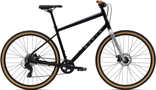 Купити Велосипед 28" Marin KENTFIELD 1 рама - XL 2024 Gloss Black/Chrome з доставкою по Україні
