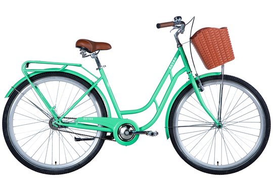 Купить Велосипед 28" Dorozhnik RETRO 2024 (світло-зелений (м)) с доставкой по Украине