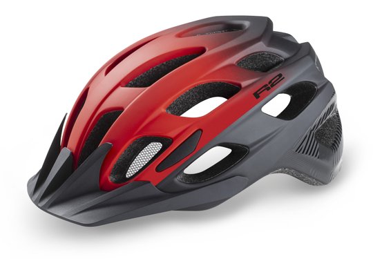 Купить Шлем R2 Cliff цвет черный. красный матовый размер M: 55-58 см с доставкой по Украине