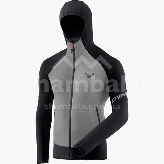 Мужская флисовая кофта с рукавом реглан Dynafit Transalper Light PTC M Hoody, black, 46/S (711760912), S, Синтетика