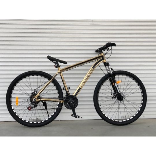 Купити Велосипед гірський Toprider 680 29" золотий з доставкою по Україні