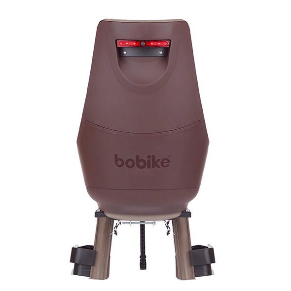 Купити Дитяче велокрісло Bobike Exclusive maxi Plus Carrier LED / Toffee Brown з доставкою по Україні