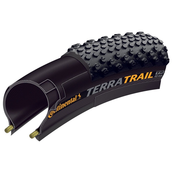 Купити Покришка безкамерна Continental Terra Trail ProTection-28 " x 1.50 / 700 x 40C, чорна, складна, skin з доставкою по Україні
