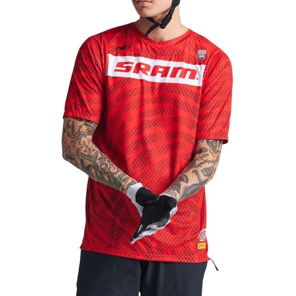 Купити Джерсі TLD SKYLINE AIR SS JERSEY SRAM ROOST [FIERY RED] XL з доставкою по Україні