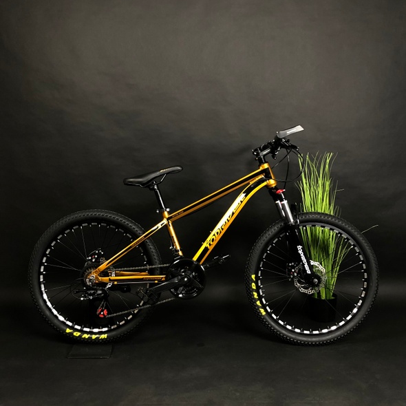 Купить Велосипед подростковый Toprider 680 24" золотой с доставкой по Украине