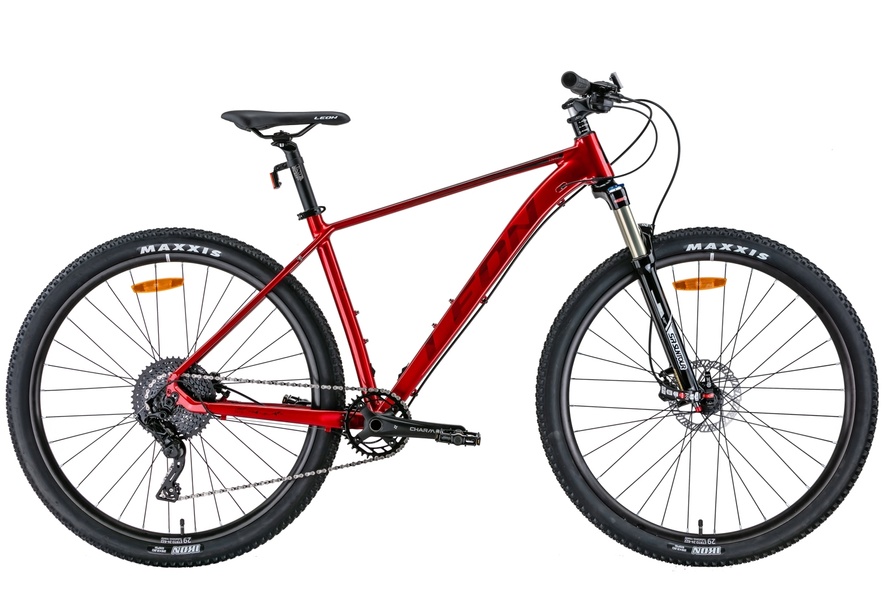 Купить Велосипед 29" Leon TN-40 AM Hydraulic lock out HDD 2022 (червоний з чорним) с доставкой по Украине