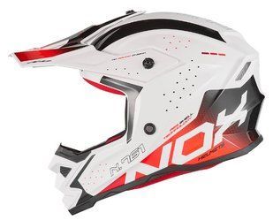Мотошолом дитячий NOX KID N761 Gradiant білий/червоний, L